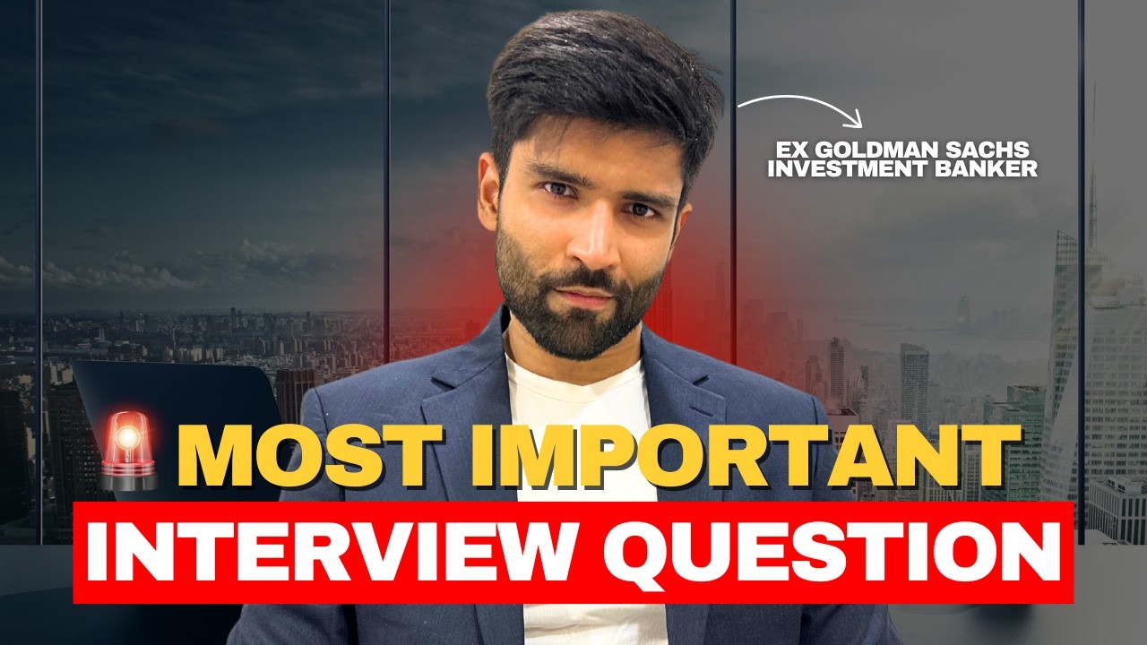 The Interview Question That Got Me Into Goldman Sachs, PwC, Cisco & More