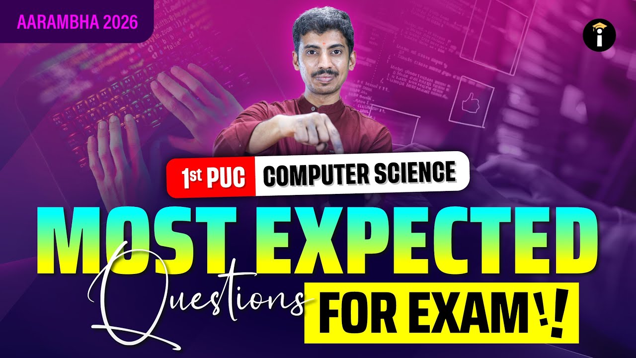 1st PUC Computer Science: Most Expected Exam Questions You Can't Miss | Ultimate Guide to Score High