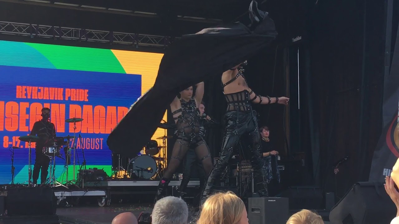 Spillingardans - Hatari at Reykjavík Pride 2019