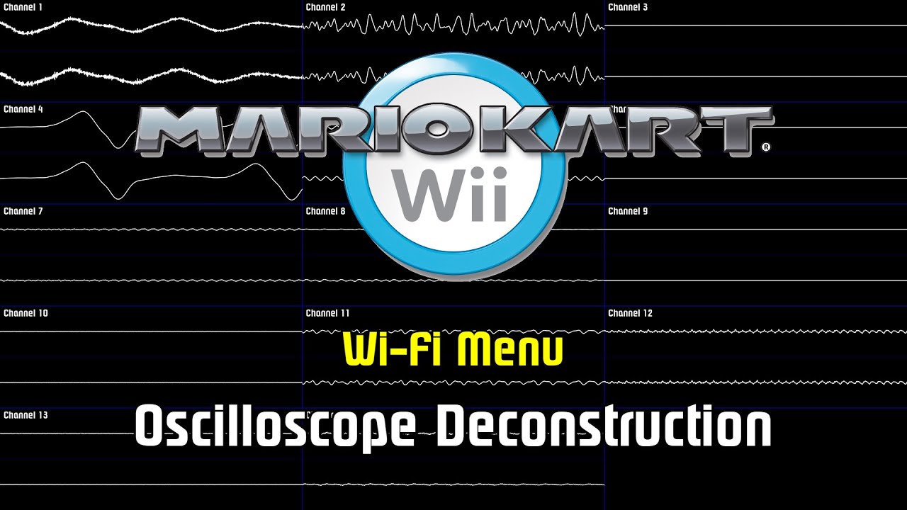 Mario Kart Wii - Wi-Fi Menu [Oscilloscope Deconstruction]