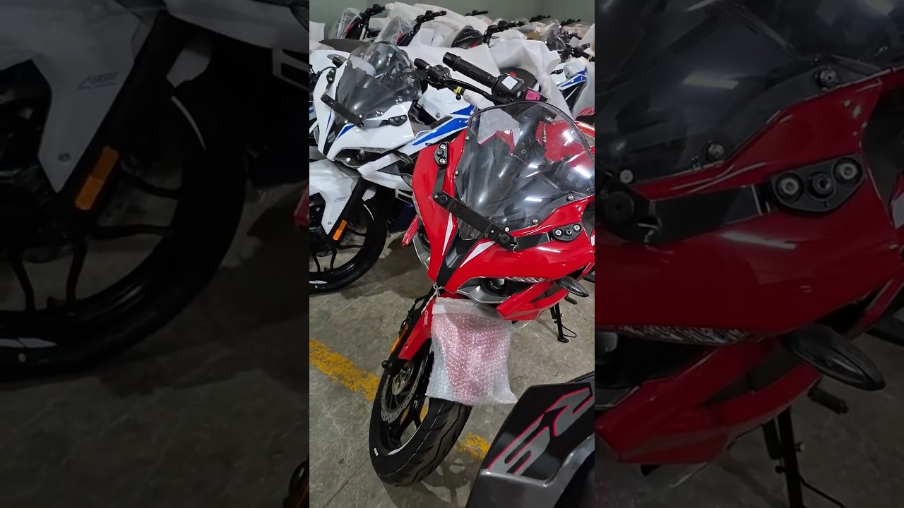 brand new bajaj pulsar RS 200 red color &hearts;️ &hearts;️ bike #foryou #video #ns200 @ymnvlogs