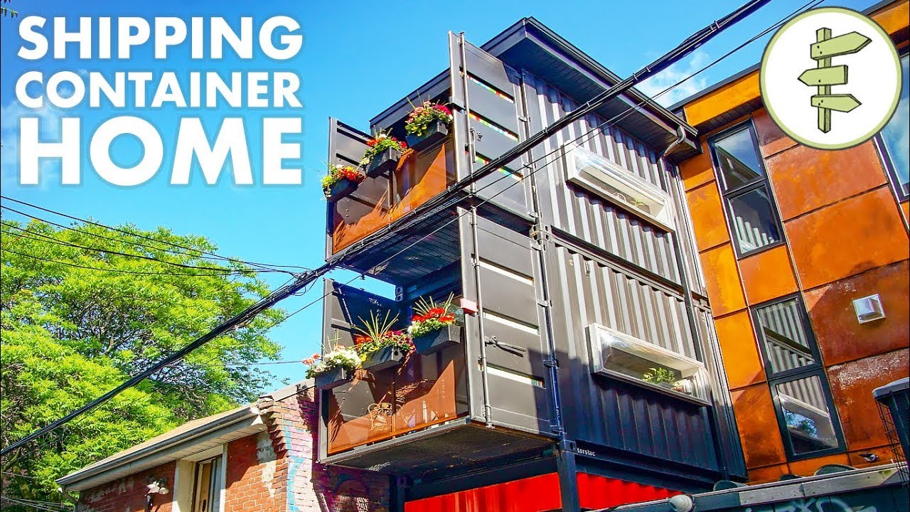 Couple Builds INCREDIBLE Modern Home with Used Shipping Containers