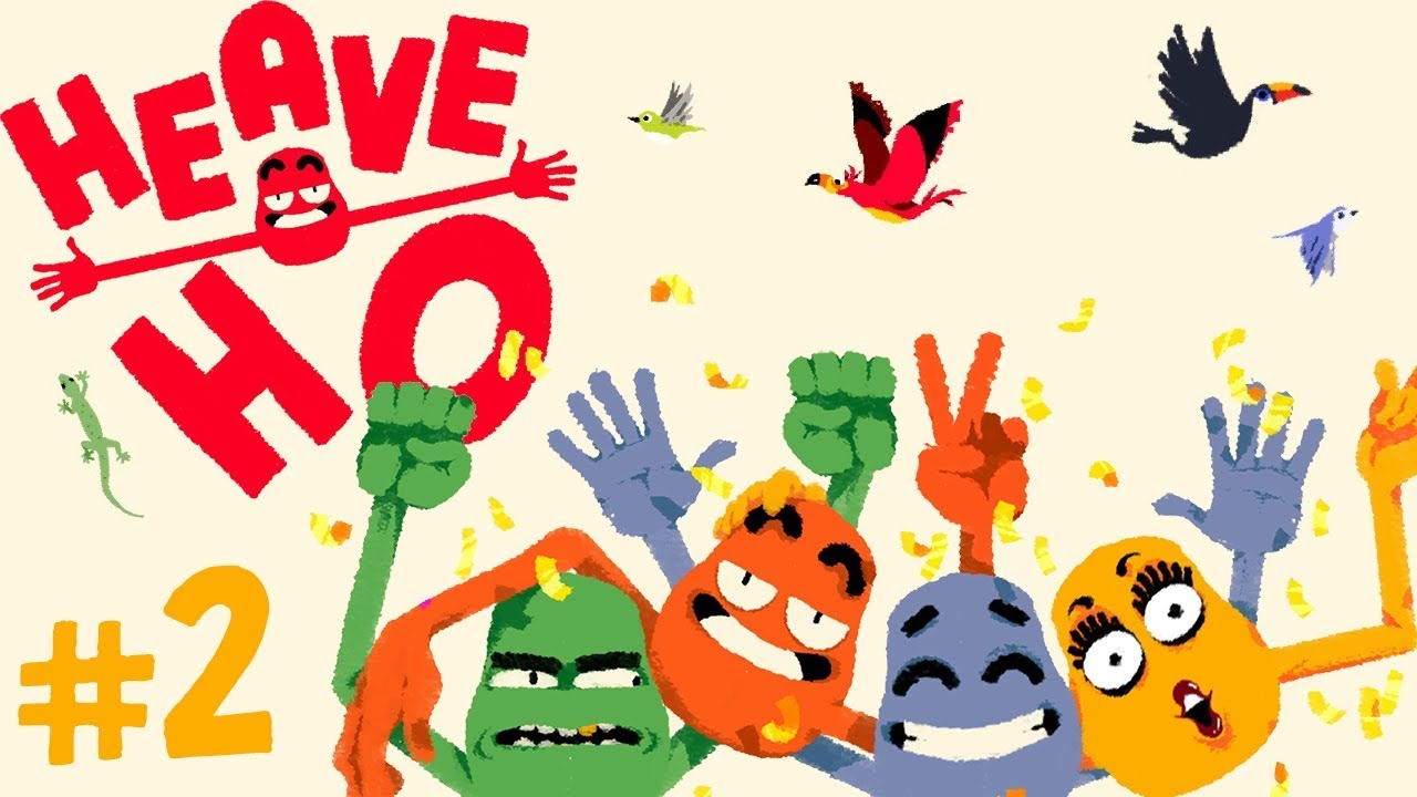 Heave Ho - #2 - BASKETBALL MINIGAMES?! (4 Player Gameplay)