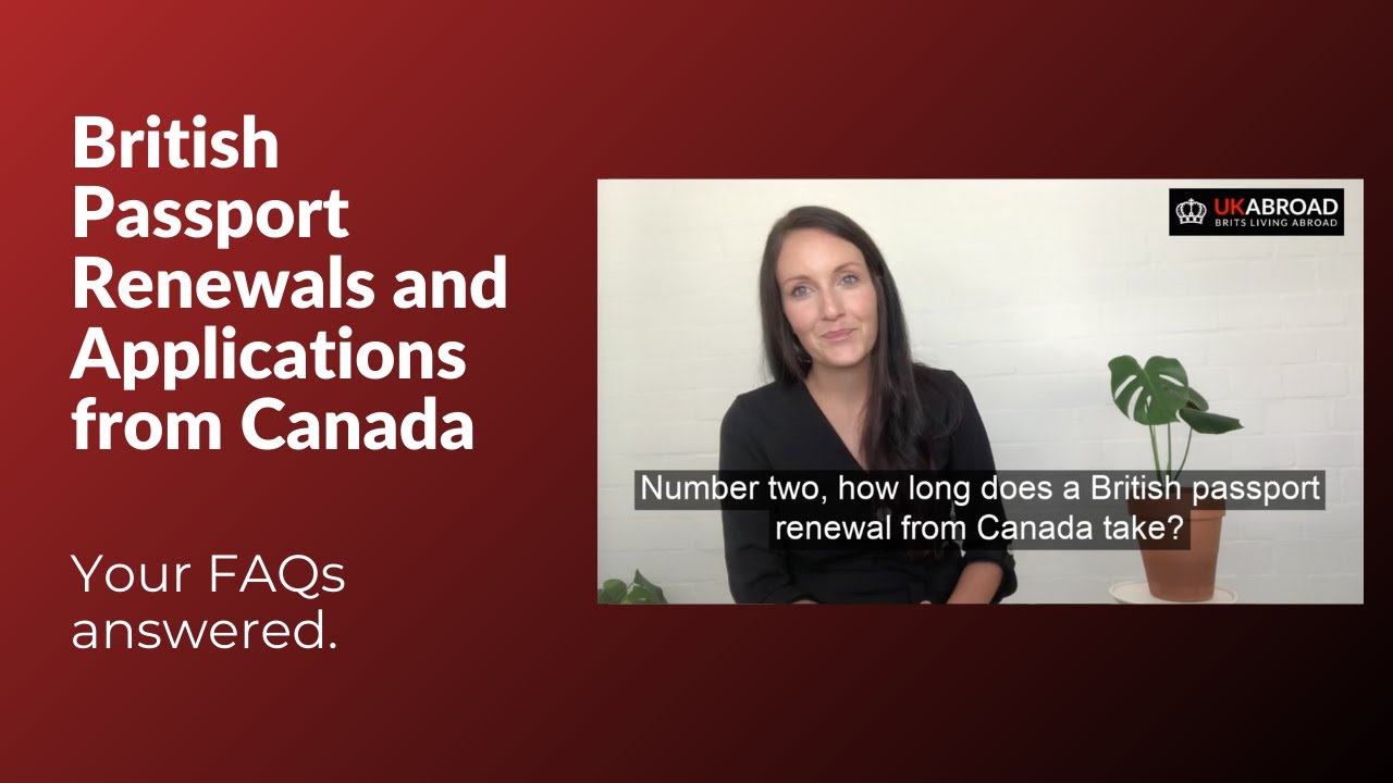 Renew British Passport in Canada | Your FAQs answered