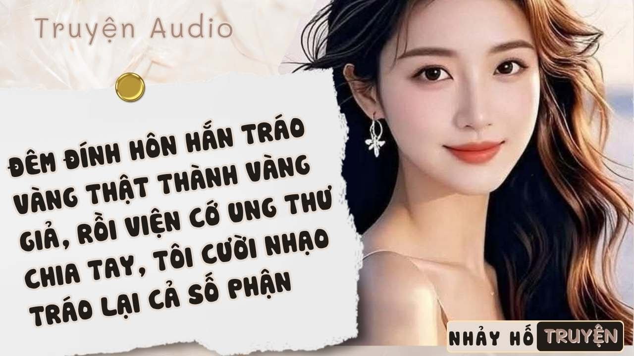 ĐÊM ĐÍNH HÔN HẮN TRÁO VÀNG THẬT THÀNH VÀNG GIẢ, VIỆN CỚ UNG THƯ CHIA TAY, TÔI CƯỜI NHẠO TRÁO LẠI