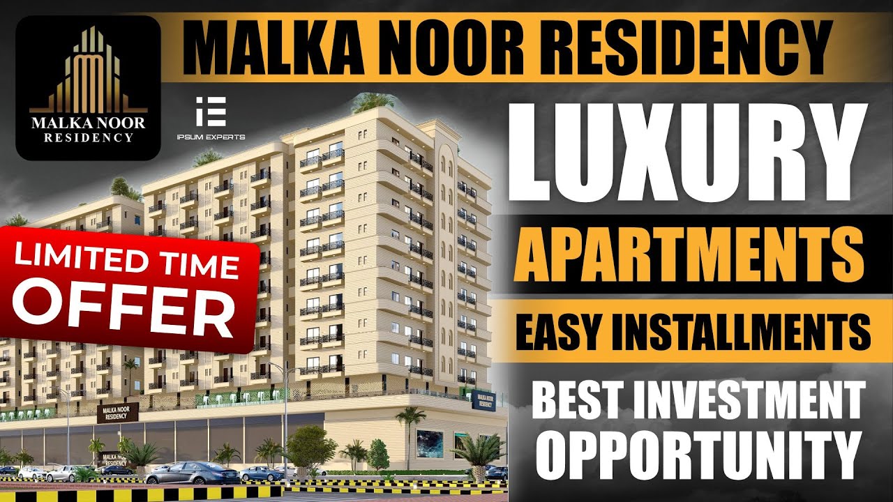 Malka Noor Residency | Affordable Luxury Apartments |  #foryou #viral #yt #fyp #youtube #karachi