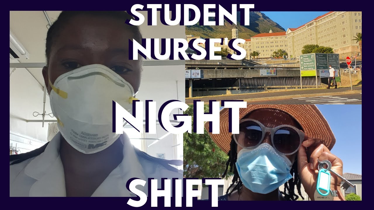 Day in the Life of a NIGHT SHIFT STUDENT NURSE in SA | Night shift nurse vlog | 12 hour shift