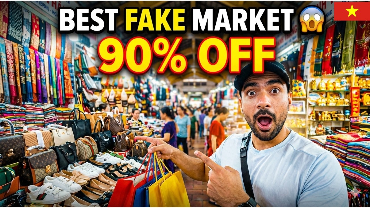 The Best Replica Market In Vietnam | Ben Thanh Market | Ho Chi Minh City