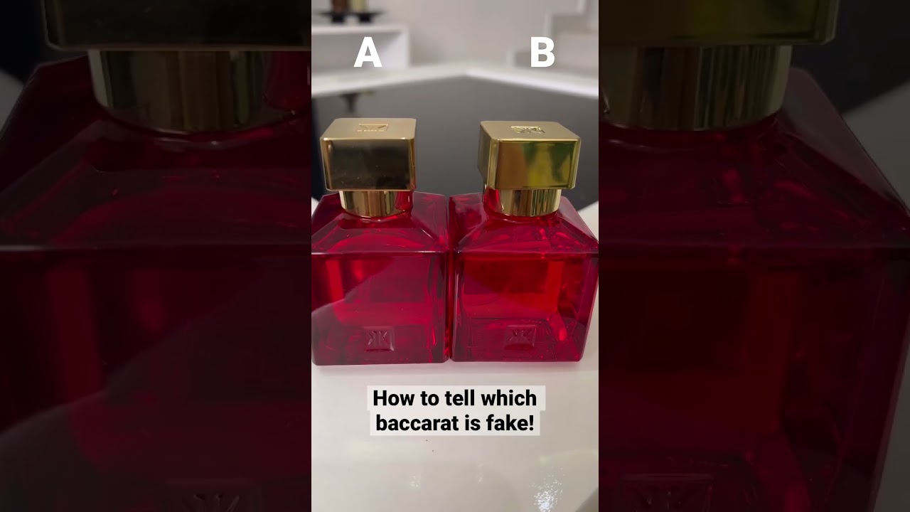 HOW TO TELL WHICH BACCARAT ROUGE 540 IS FAKE #fragranceshorts #baccaratrouge540