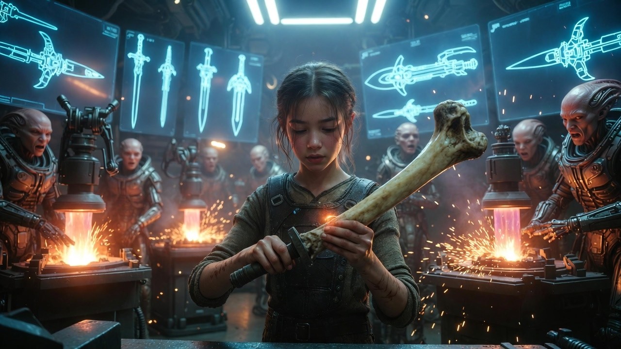 The Class Was Told to Craft a Blade — The Deathworld Human Girl Sharpened a Piece Sci-Fi HFY Stories