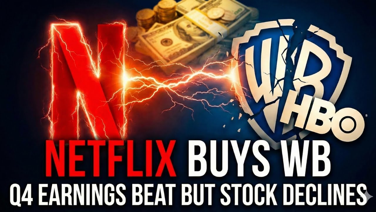 Netflix Q4 Earnings: Why Stock Dropped Despite 325M Subs & Warner Bros. Update 📉