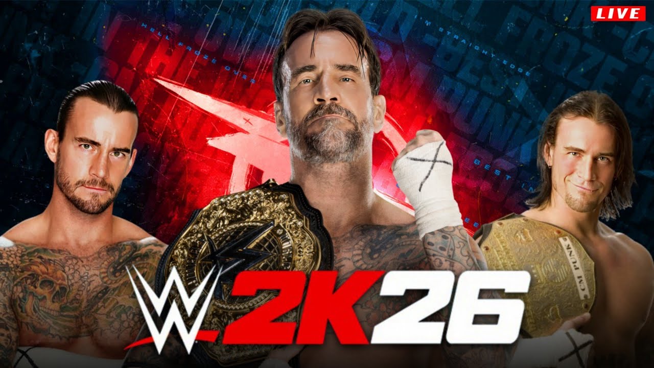 🔴CM Punk Showcase | BEST IN THE WORLD | WWE 2K26 LIVE