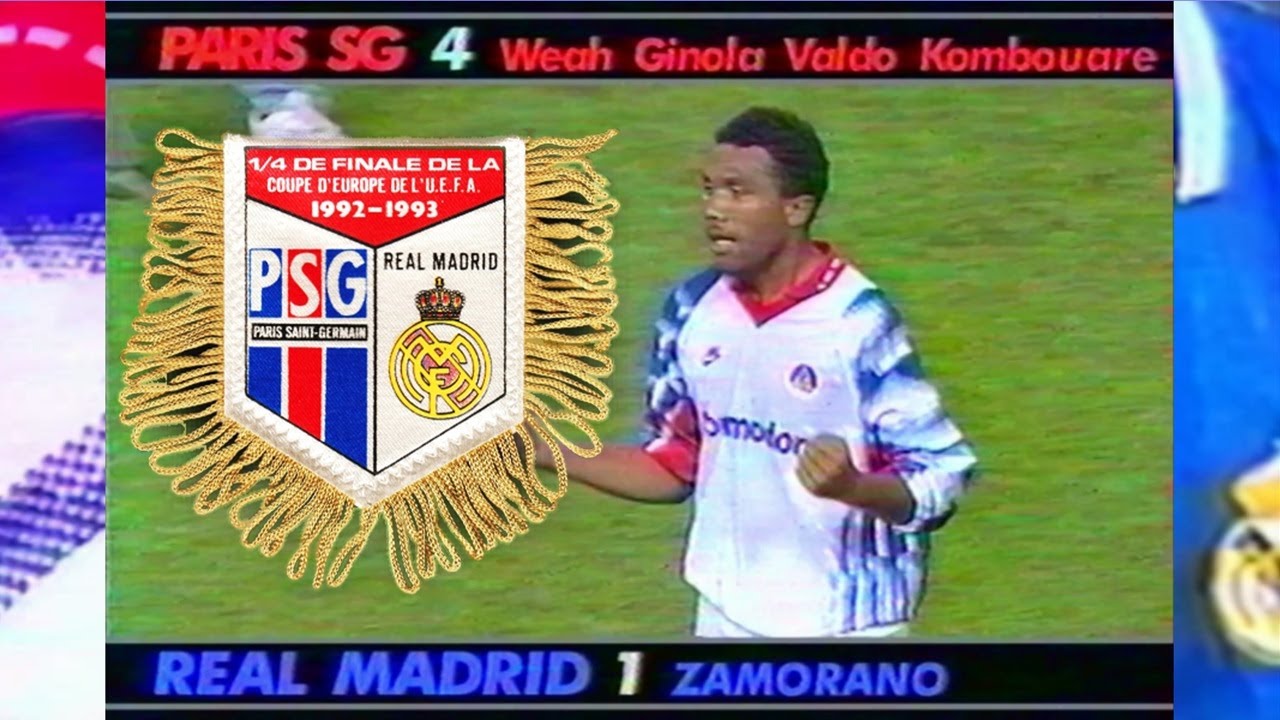 1992/93, PSG / REAL MADRID - Coupe UEFA, 1/4 de finale retour - version restaurée, spécial 30 ans