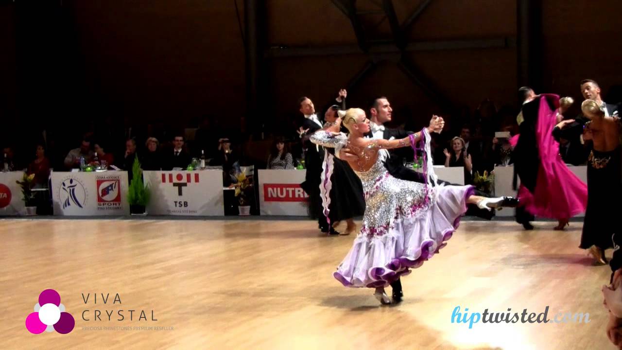 Paolo Bosco - Joane Clifton, Brno Open 2013, WDSF PD standard, final - quickstep