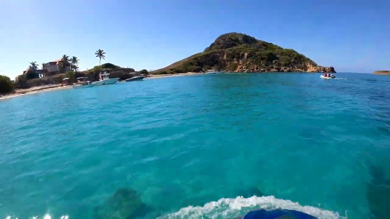 FUIMOS PARA ISLA CAJA DE MUERTOS EN PONCE DESDE GUAYAMA Y NOS ENCONTRAMOS CON ESTA SORPRESA🏝🇵🇷
