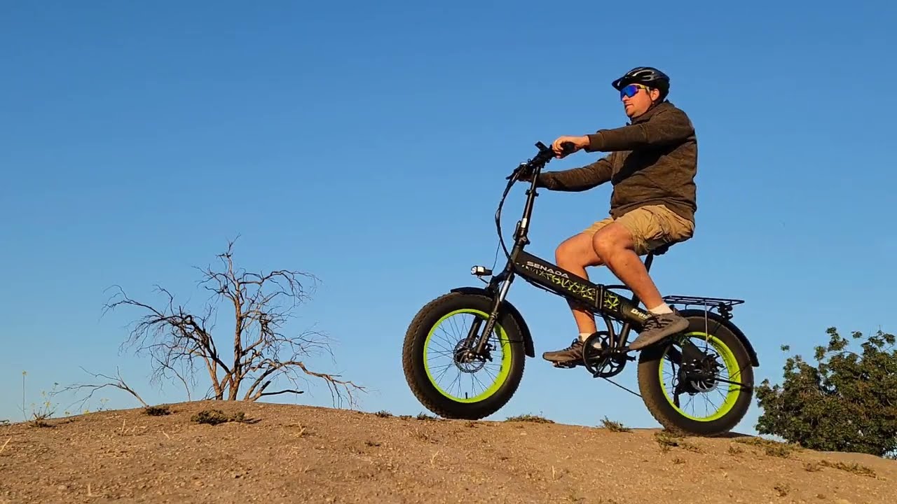 Riding Senada Drifter Fat Tire Folding Electric Bike  750W Motor