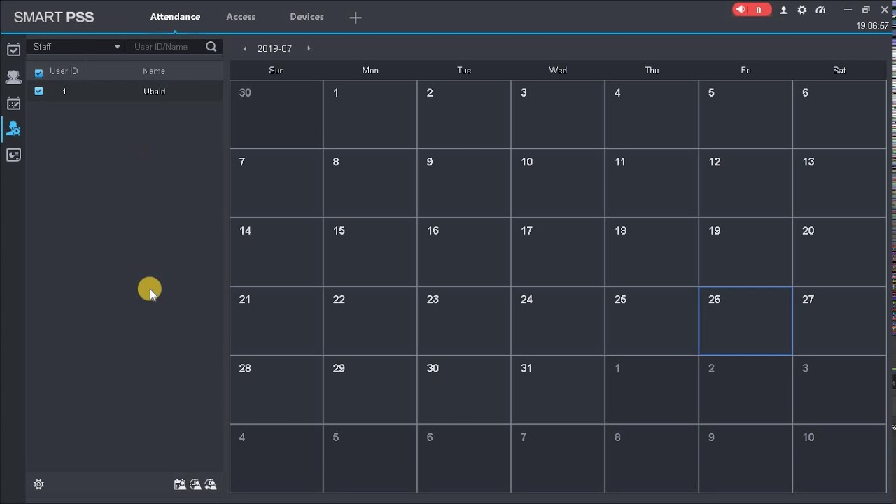 ASI1212A,ASI1212D,ASA4214F & ASA6214F and ASA2212A all versions Attendance operations with smartpss