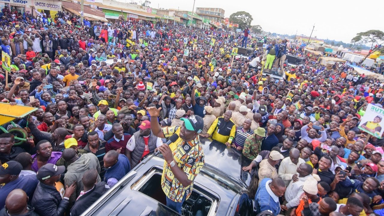 LIVE!! DP RUTO & RUNNING MATE RIGATHI GACHAGUA IN KISERIAN & NGONG, KAJIADO COUNTY!!