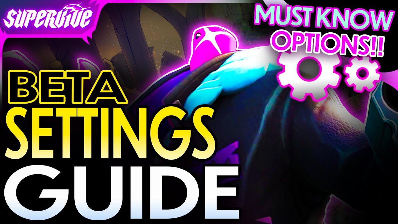 BEST SETTINGS GUIDE FOR SUPERVIVE OPEN BETA! RANK 1 PEAK PLAYER SHOWS ALL ADVANTAGE OPTIONS!