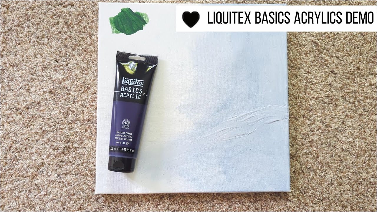 Liquitex Basics Acrylic Review and Demo