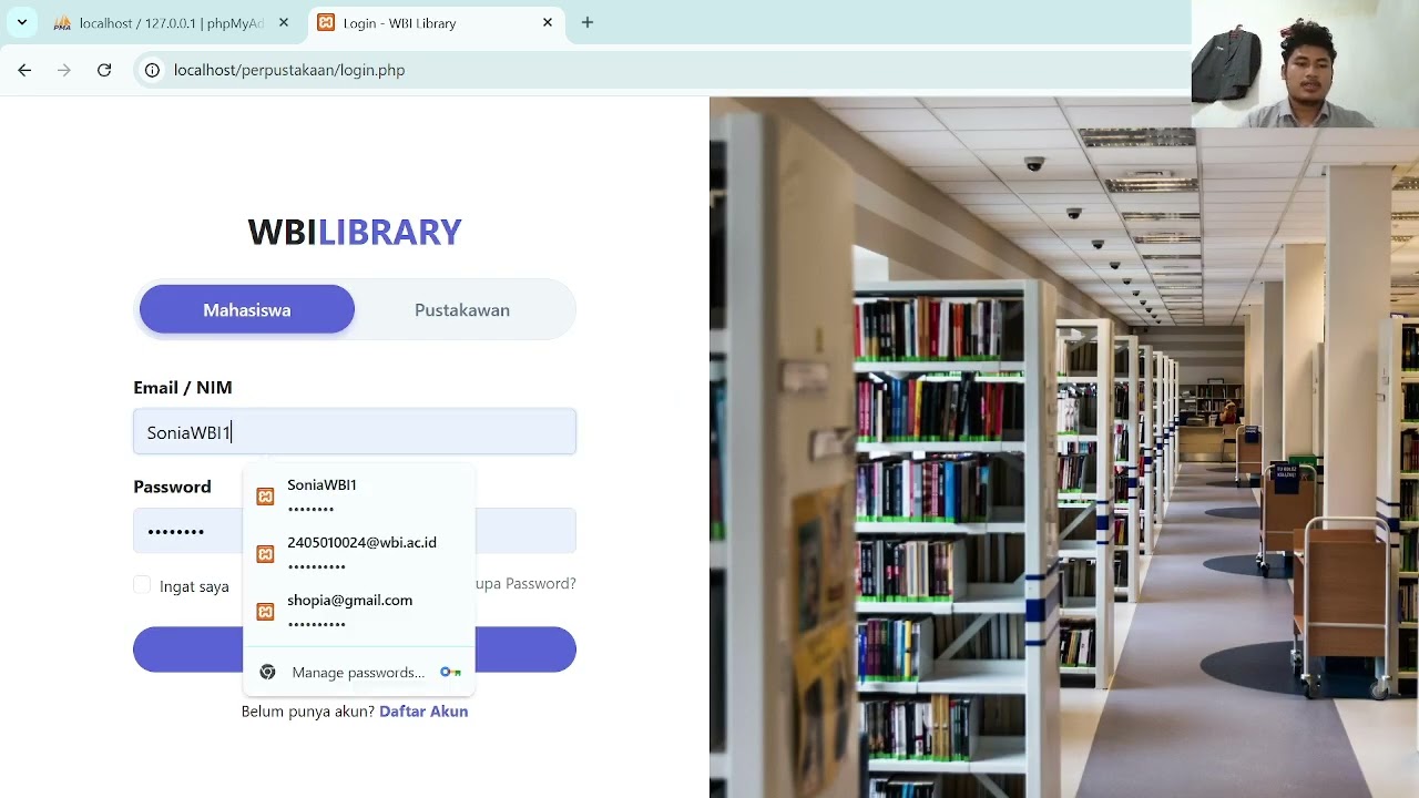 Project UAS - Sistem Informasi Perpustakaan