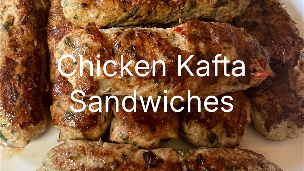 The best Chicken Kafta Sandwiches  سندويشات كفته الدجاج سرها بخلطتها المميزه وطعمها الرائع 😋🥰