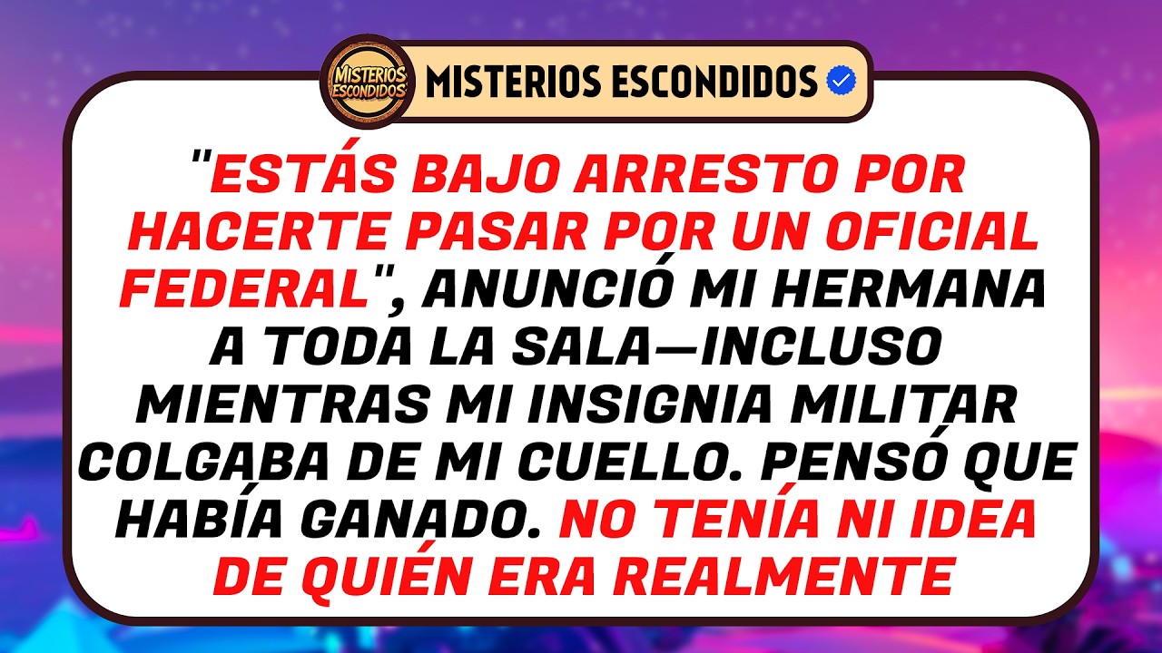 Mi Hermana Me Arrestó En La Cena Familiar—luego Su Capitán Me Saludó: «General, Estamos Aquí».