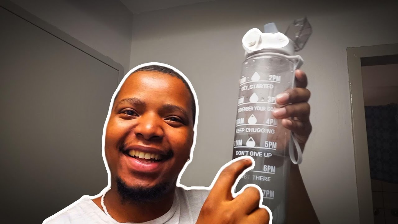 my water bottle reminded me not to give up!😭🙏 + word on beat🎤🎶