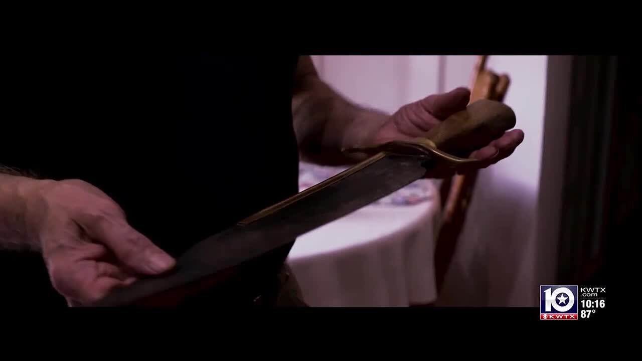 Master knife-maker Bill Smith makes the knives the old-fashioned way
