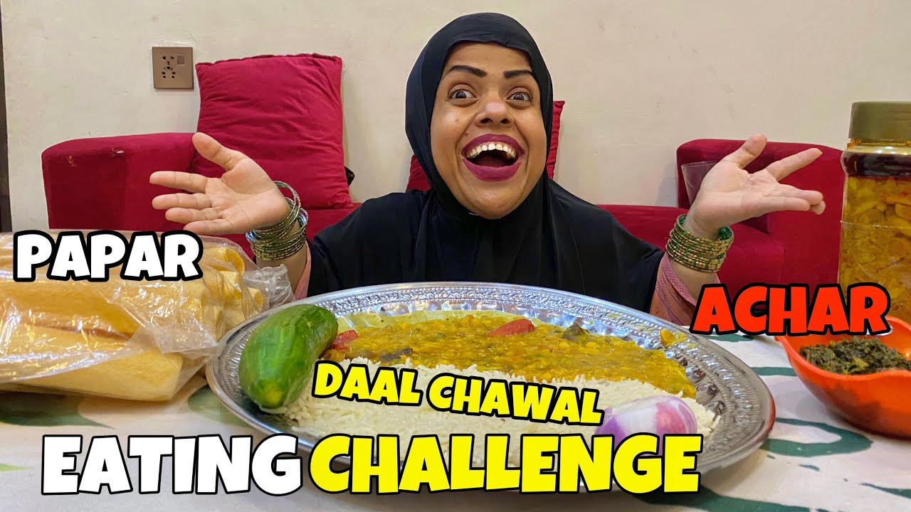 Spicy Daal Chawal Lemon Achar with Crackers | Sanober choti Vlog