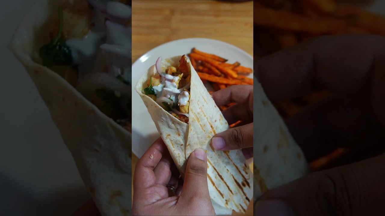 Este shawarma de pollo es demasiado tentador… 🤤🔥