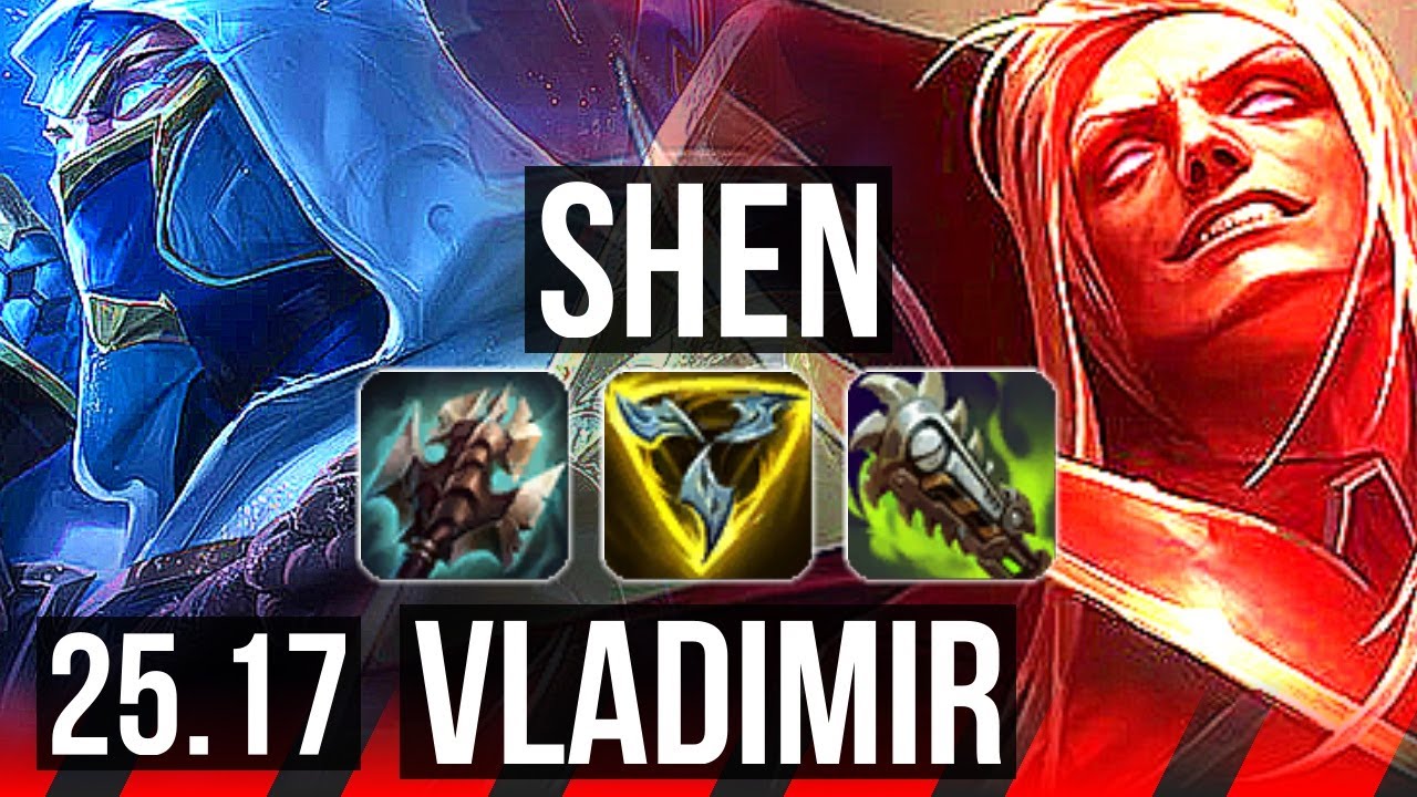 SHEN vs VLADIMIR (TOP) | 10/1/16, Godlike | KR Diamond | 25.17