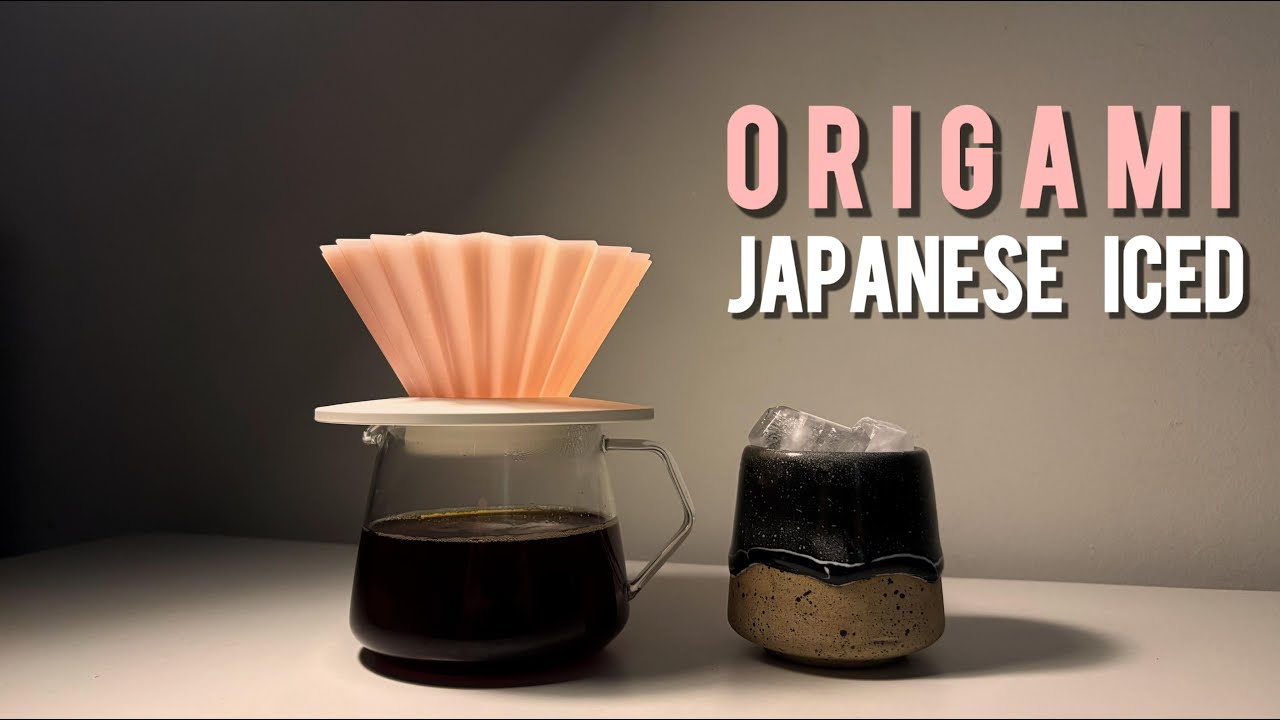How I Make Japanese Iced Black Coffee with Origami Air S Dripper