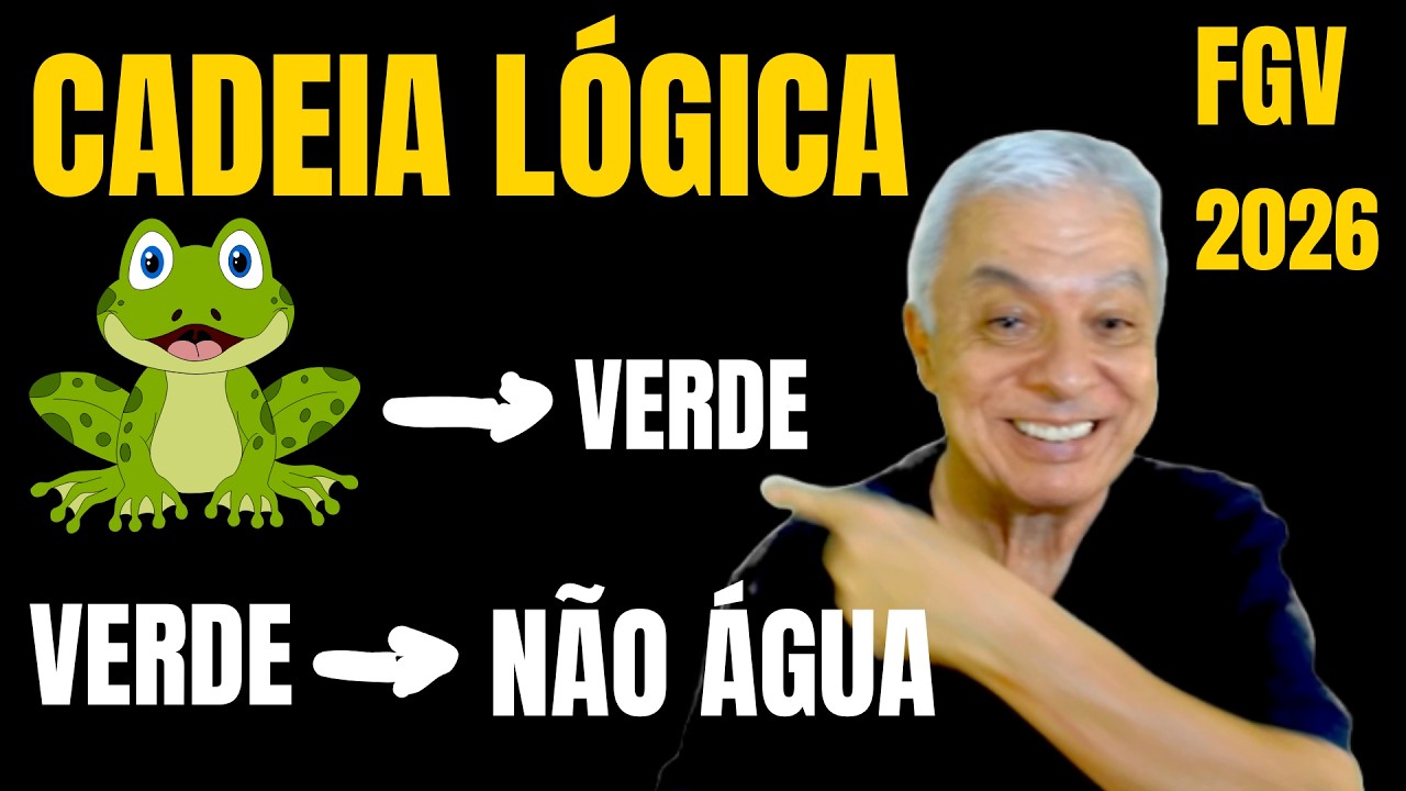 📌FGV 2026 | Encadeamento Lógico: A Questão Que Decide Sua Aprovação | ALEGO ANALISTA | Q.15