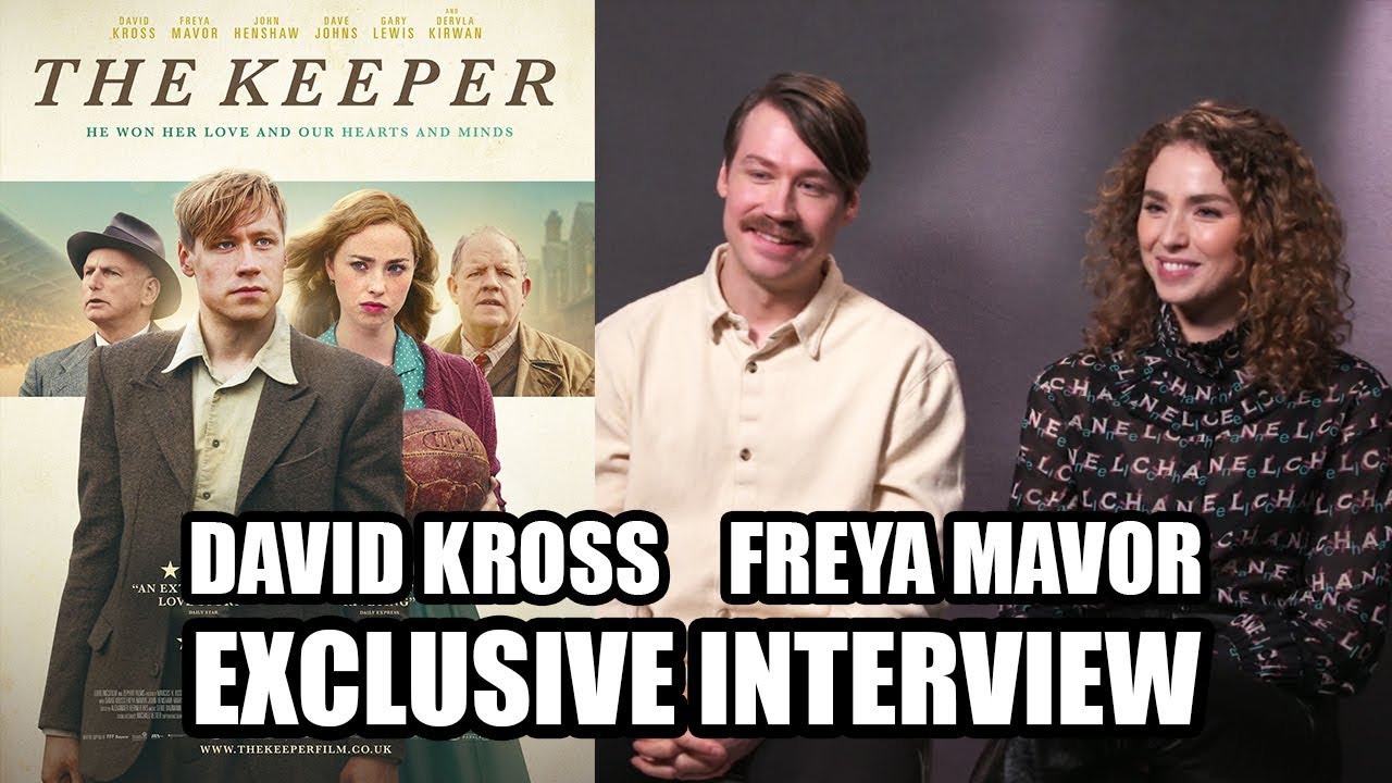 THE KEEPER stars David Kross and Freya Mavor - Exclusive Interview