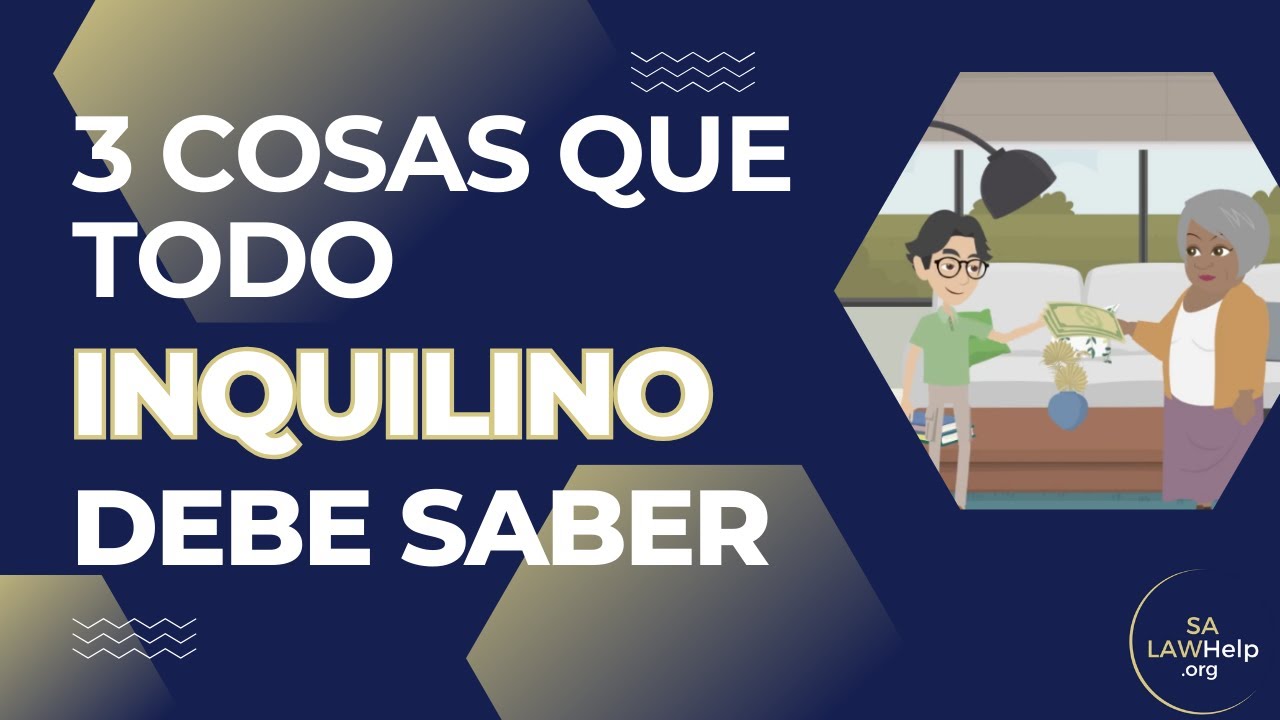 3 cosas que todo inquilino debe saber