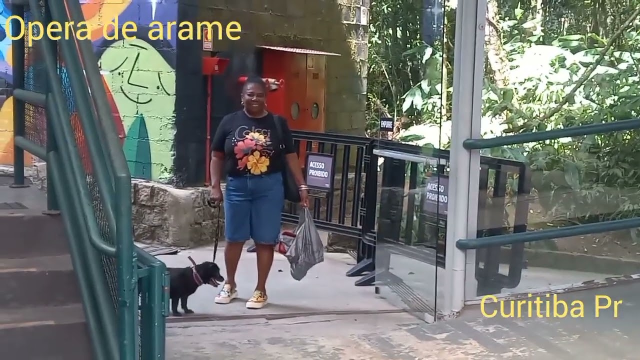 Passando Curitiba na Opera de arame. 