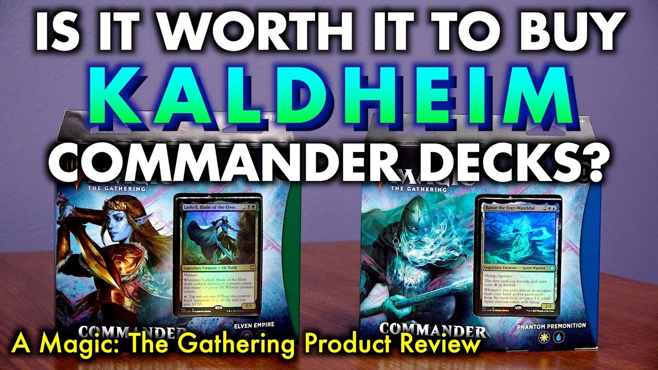Is It Worth It To Buy A Kaldheim Commander Deck? A Magic: The Gathering Product Review