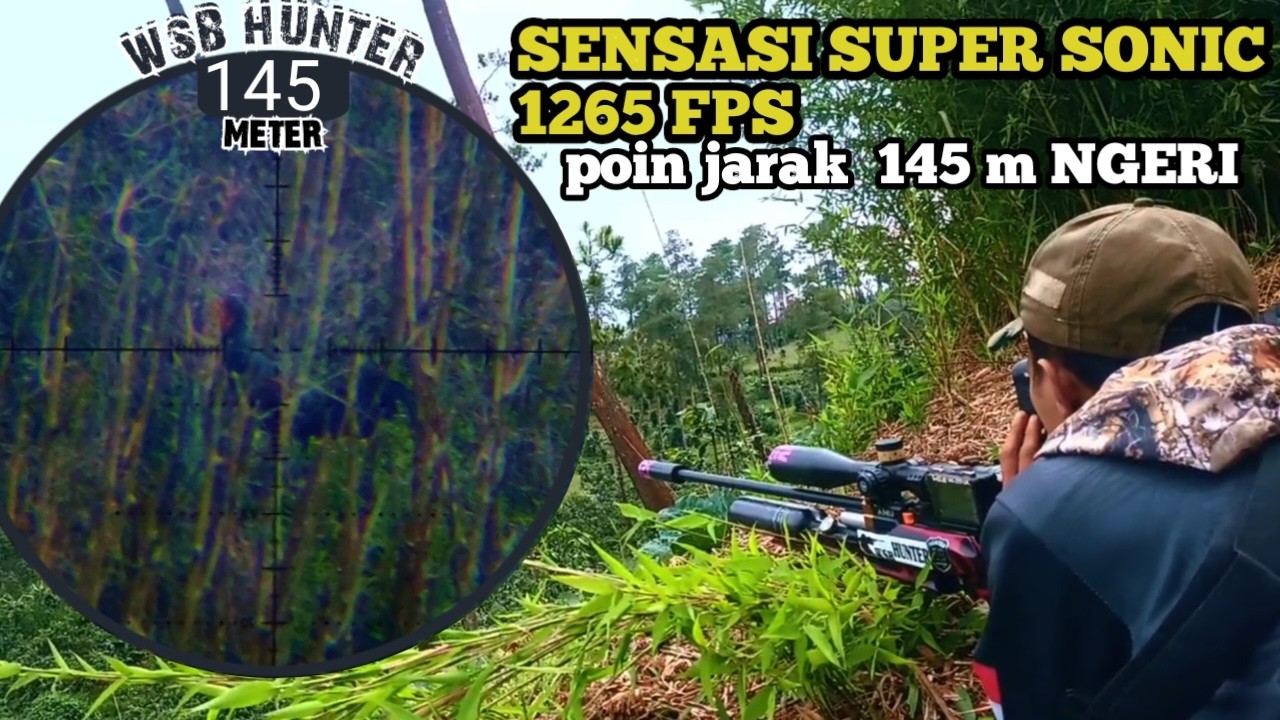 BERBURU AYAM HUTAN LONGRANGE POIN JARAK 145 M NGERI GUES 