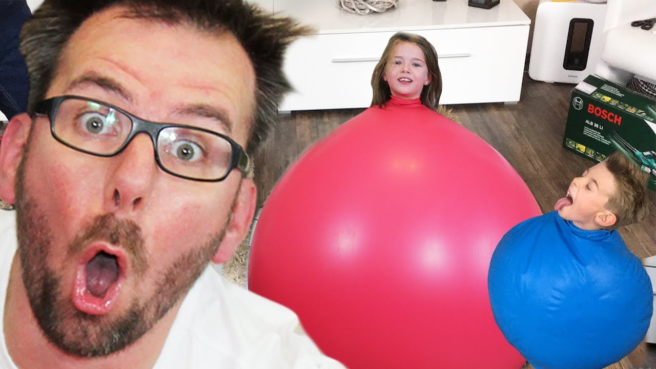 LULU steckt im XXL BALLON fest 😂😂  Lulu & Leon - Family and Fun