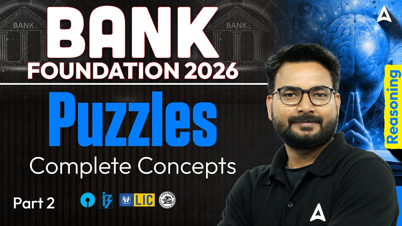 Bank Exam 2026 | Complete Reasoning Puzzle Concept for SBI, IBPS & RRB #2 | Reasoning By Saurav Sir