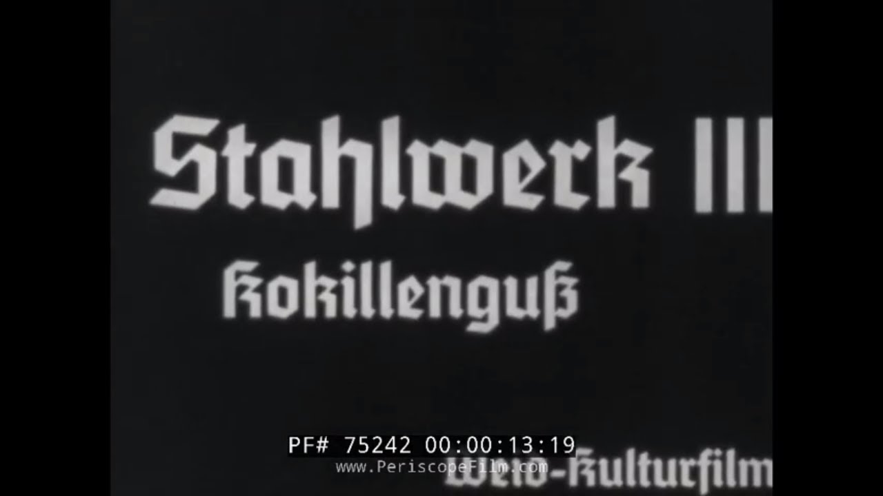 HEAVY FURNACE & STEELWORK GERMAN EDUCATIONAL FILM  75242