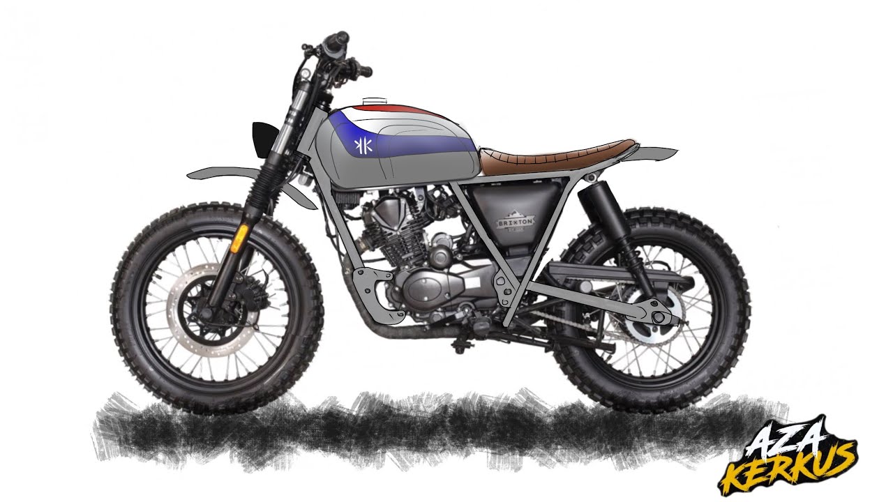 Cafe Racer Brixton 150 Tracker Ver 02 | Custom Idea