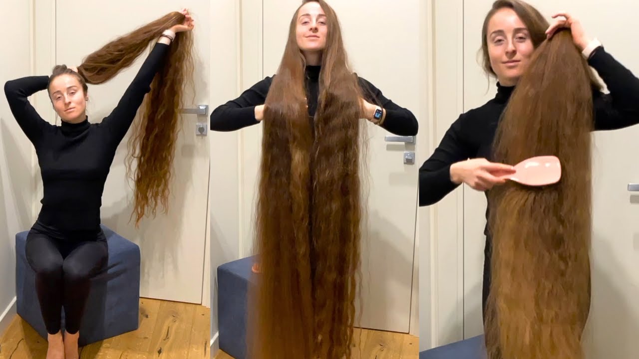 RealRapunzels | Brushing a Pile of Hair (preview)