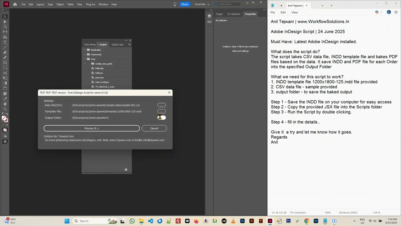 Automate Supplement Facts Labels in InDesign | CSV to INDD/PDF with Script