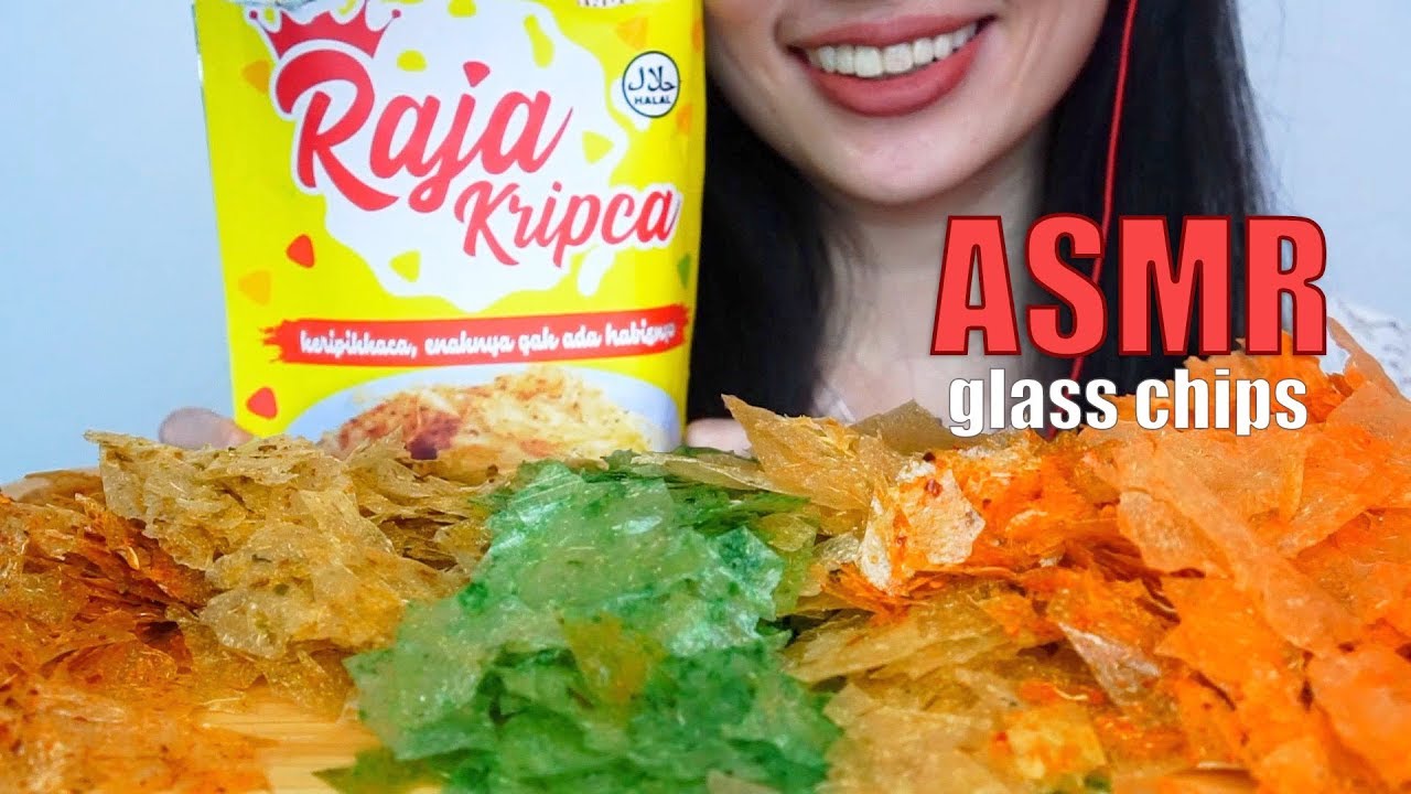 ASMR EATING SOUNDS KRIPCA - KERIPIK KACA / GLASS CHIPS | NO TALKING | SHEFEBULOUSCIOUS