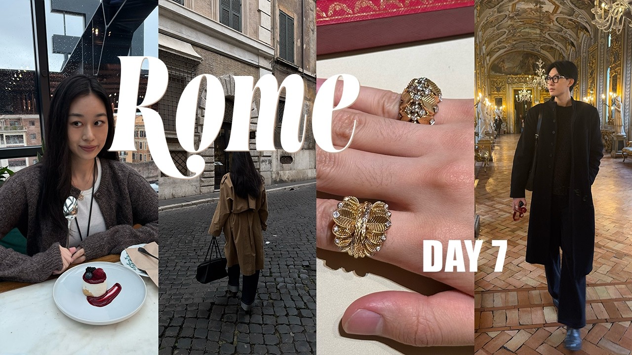 羅馬vlog🏛️ 逛街 博物館 酒吧推薦⛲️旅行穿搭The Row, KHAITE｜過年連更 Day7｜torazyz
