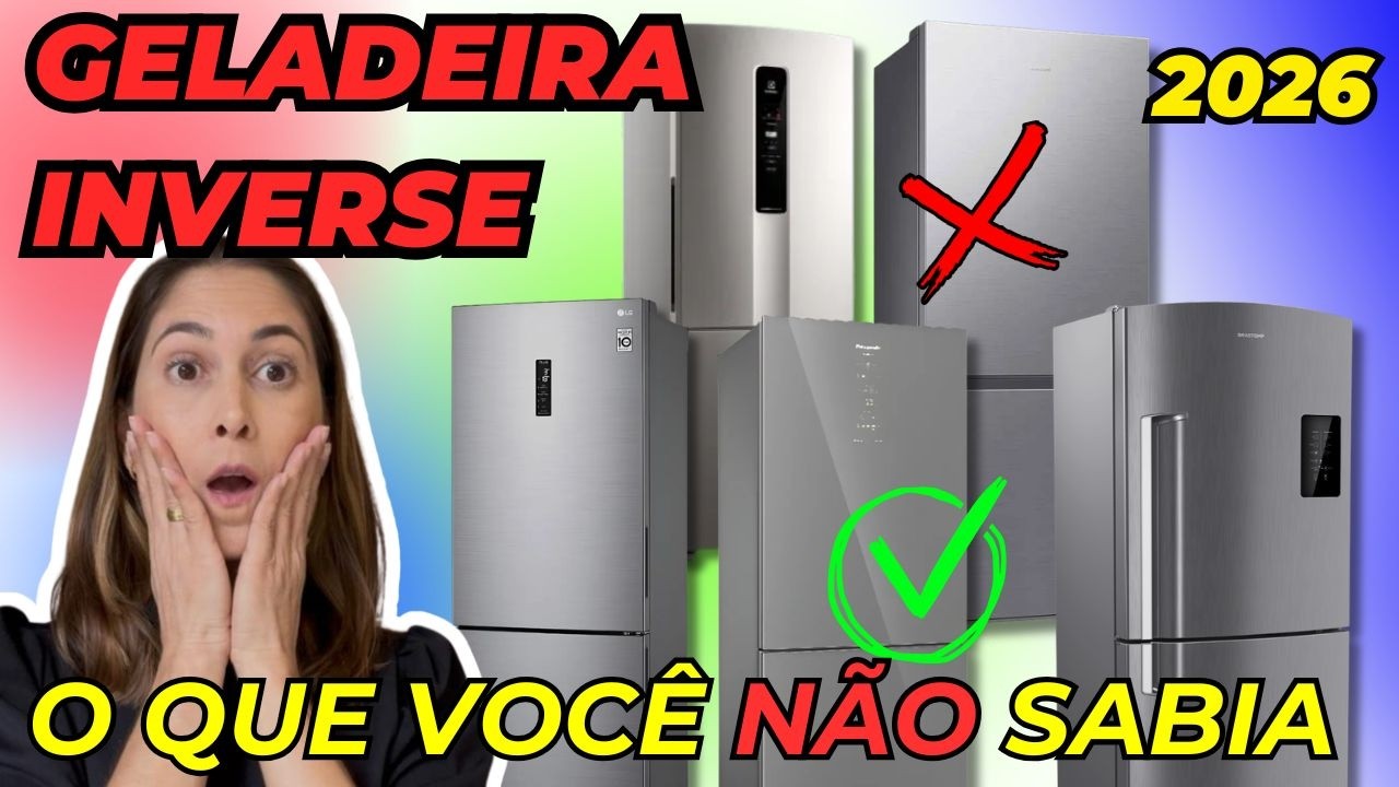 ⚠️Melhor Geladeira pra COMPRAR na Black Friday 2025! Qual a melhor GELADEIRA INVERSE?