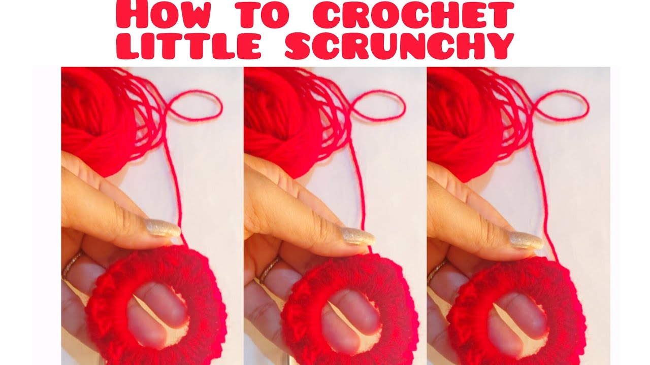 How to make cute scrunchy  in just 4 min  |quick and easy | for absolute beginners 
