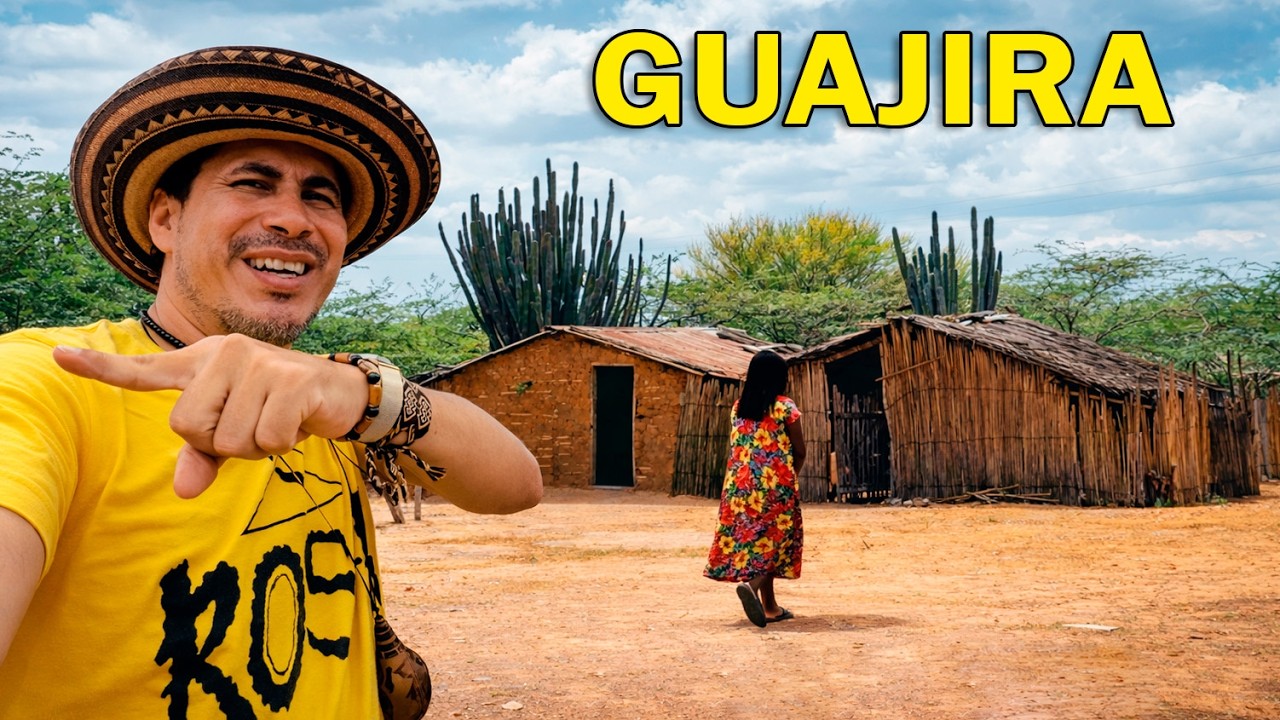Conociendo a LA GUAJIRA, Estuve en una RANCHERÍA y probé el mejor CHIVO en URIBIA